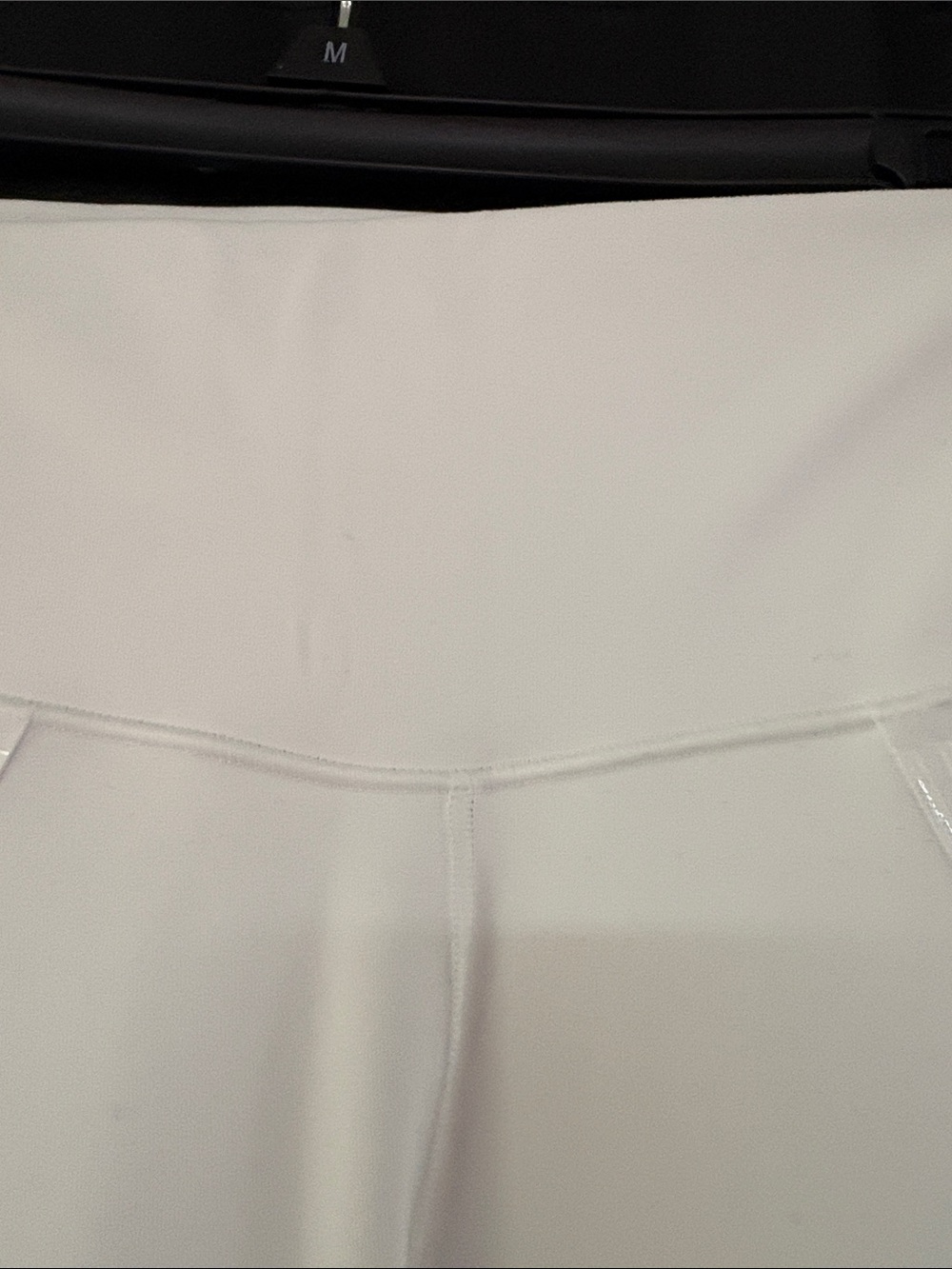 VSX White High-Waist Leggings with Red & Green Stripe Accents - Picture 4 of 6